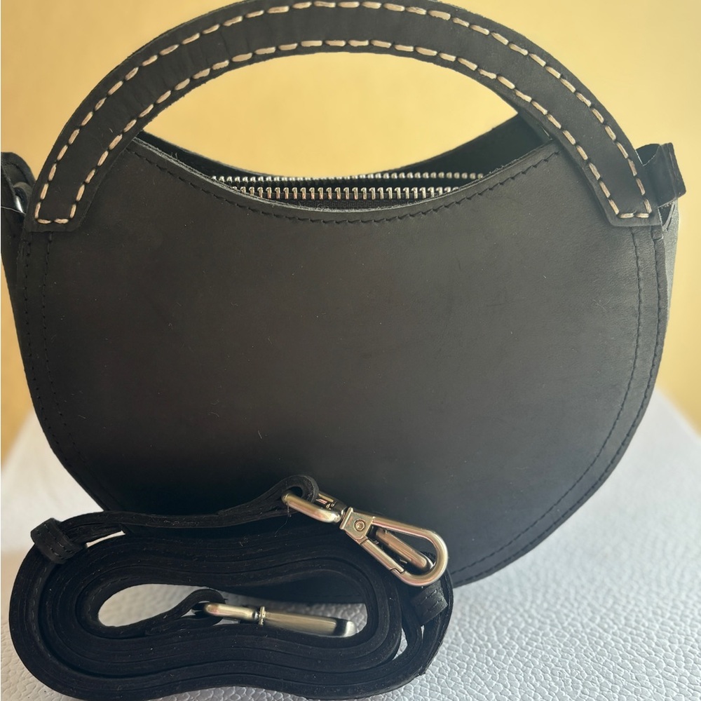 Tahoe Full Moon Leather Crossbody Clutch